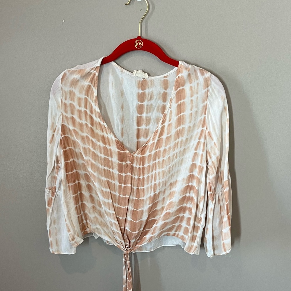 Boutique tye dye cropped top
